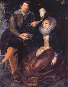 Peter Paul Rubens Rubens with his First wife isabella brant in the Honeysuckle bower Germany oil painting reproduction